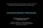 Antimikrobielle Wirkstoffe HS13FS14 - UZH€¦ · Antimikrobielle Wirkstoffe Ein Begleittext zur Vorlesung für die Studierenden der Veterinärmedizin Felix R. Althaus – Meike Mevissen
