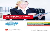 LexisNexis Online · 2016. 10. 24. · Europäische Aktiengesellschaft, SE-Kommentar Kalss/Hügel (Linde) • EU-Zollrecht Tschiderer (LexisNexis®) • Finanzstrafgesetz - Kommentar