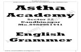 English Grammer Astha Academy, Sector 22, Gandhinagar ......English Grammer Astha Academy, Sector 22, Gandhinagar Mo.8980961441 ww.current663.wordpress.comw 7 (1) She does not drink