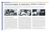  · Hommage à Heitor Villa-Lobos Neue Aspekte zur Gitarrenmusik von Heitor Villa-lobos Parallel zur CD ,Hommage à Villa-lobos', auf der auch bisher unbekannte Werke des brasilia-