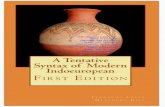 Proto-Indo-European Grammar, Syntax & Etymology Dictionary - … · We definitely wish to encourage further research on indoeuropean syntax, so that this temptative document may be