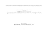 2013 Rapport d’évaluation Soutien au développement du ......programme de soutien gouvernemental à la construction de chaînes de valeur alimentaire à l'étranger en encourageant