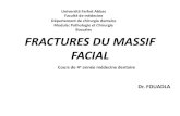 Université Farhet Abbas Faculté de médecine Département de ... facial dr...de l’étage moyen de la face. Ce sont des solutions de la continuité qui intéressent le maxillaire