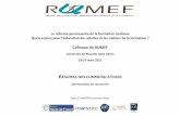 Colloque du RUMEF - Sciencesconf.org · 2021. 3. 17. · 2018) : la sécurisation des parcours professionnels. Un corpus issu du site du Ministère du travail présentant le compte