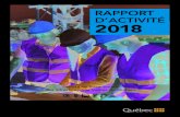 RAPPORT D’ACTIVITÉ 2018 - Société de financement des … · 2018. 12. 5. · RAPPORT D’ACTIVITÉ 2018 Société de financement des infrastructures locales du Québec Pour l’exercice