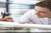Ingénieur ISAE-SUPAERO...Pour répondre aux objectifs professionnels des futurs ingénieurs et à leur souhait d’ouverture vers d’autres champs de compétences, un large éventail