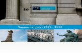 Rapport annuel 2009 - 2010 - FSMA...RAppoRt Annuel 2009-2010 Conformément à l’article 48, § 1er, 4°, de la loi du 2 août 2002, le rapport annuel de la Commission bancaire, financière
