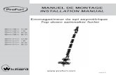 MANUEL DE MONTAGE INSTALLATION MANUAL - Defender · MANUEL DE MONTAGE INSTALLATION MANUAL ... All goods must be checked on delivery and the purchaser should claim from the carrier