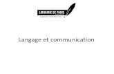 Langage et communication langage et communication.pdf · Marshall McLuhan, ed. CNRS, 12€, paru en 1962 En déterminant que l’humanitéserait passée par trois âges médiatiques,