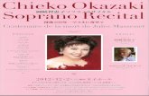 Chieko Okazaki Soprano necital Centenaire de la mort de ...Chieko Okazaki Soprano necital Centenaire de la mort de Jules Massenet PROGRAM Massenet Nuit diespagne ltlé«ie l.leure