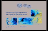 İstanbul Gedik Üniversitesi Lisansüstü Eğitim Enstitüsü...>Ülkemiz her alanda hızla gelişirken, yönetim ve ileri teknoloji alanlarında sağlam bilgi ve beceriye sahip,