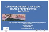 LES ENSEIGNEMENTS EN SELO : BILAN & PERSPECTIVES 2018 …anglais-lp.ac-creteil.fr/sites/hgc.ac-creteil.fr/IMG/pdf/... · 2018. 10. 9. · LES ENSEIGNEMENTS EN SELO : BILAN & PERSPECTIVES