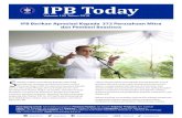IPB Today Edisi 140 · 2020. 8. 17. · Karir Institut Pertanian Bogor (IPB) menggelar ... jelas dan mempunyai perencanaan serta perhitungan yang matang yang siap dikembangkan dalam