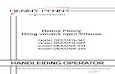 HANDLEIDING OPERATOR - Henny Penny · 2020. 8. 4. · HANDLEIDING OPERATOR. Henny Penny Hoog volume open friteuse. model OFE/OFG-341 model OFE/OFG-342. model OEA/OGA-341 model OEA/OGA-342.