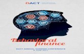 Behavioral finance - DACT...van beslissingen en het voorkomen van de valkuilen. Er wordt geoefend met de belangrijkste thema’s binnen behavioral finance: biases, heuristiek en framingeffecten.