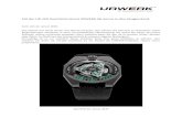 URWERK timepieces, Swiss watchmakers since 1997 · Web viewUnter der Kuppel der UR-100 schlägt das URWERK-Kaliber 12.01 mit einer Stundenanzeige über drei Satelliten. Der Satellit,