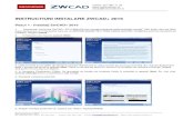 ZwCAD Romania – licente CAD dwg - Instruct. Instalare ZwCAD+ … · 2015. 1. 29. · 5. Dac ă ZwCAD a fost înregistrat cu succes, ve ţi putea vizualiza fereastra din imaginea