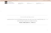 MEMÒRIA 2013 - CORE · 2018. 4. 18. · Formació del Professorat (transferència 2013/01) 3.013 Arxiu Històric Expedients de personal docent (PDI) i d'administració i serveis