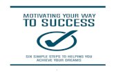 MOTIVATING YOUR WAY TO SUCCESS