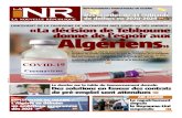 LA NOUVELLE RÉPUBLIQUE - lnr-dz.com · Quotidien d’information indépendant - n° 6941 ... tard une semaine un «vaccin adéquat anti Covid- », afin de commencer la campagne de