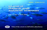 Journal of MARINE AND AQUATIC SCIENCESerepo.unud.ac.id/id/eprint/28651/1/53d75c4a1a18a566ad97f...biota-biota laut (Freeman et al., 2013). Salah satu biota laut yang melakukan simbiosis