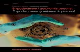 Empoderament i autonomia personal Empoderamiento y autonoma personal
