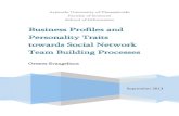 Business Profiles and Personality Traits towards Social Network Team Building Processes