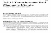ASUS Transformer Pad Manuale Utente