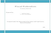 Fiscal Federalism -   - Get a Free Blog Here