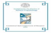 Guidelines for the Practice of School Psychology