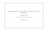 Bayesian Survival Analysis: Model, Prior and Posterior - Eurandom