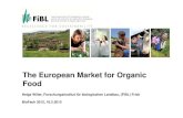 The European Market for Organic Food - organic-world.net - Home / News
