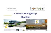 Conversatie @delijn #kortom