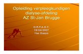 Opleiding verpleegkundigen dialyse-afdeling AZ St-Jan Brugge