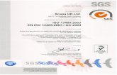 ISO 13485:2003 - Scapa