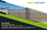 GARANTÍA PARA EL FUTURO - Eco Azur · 2020. 1. 20. · GARANTÍA PARA EL FUTURO AVANZADA TECNOLOGÍA EN PLANTAS DE TRATAMIENTO COMPACTAS. PROPORCIONAMOS AGUA LIMPIA. Tel. +52 (999)