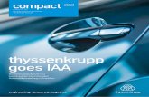 thyssenkrupp goes IAA...engineering. tomorrow. together. D as Stahl-Magazin von thyssenkrupp thyssenkrupp-steel.com Ausgabe 02/ 2017 thyssenkrupp goes IAA Der Technologiekonzern ist14