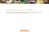 MEE maakt meedoen mogelijk - Kennisplein gehandicaptensector · 2020. 5. 18. · Achtergrondinformatie MEE, ondersteuning bij leven met een beperking MEE ondersteunt jaarlijks meer