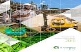 relatório de sustentabilidade 2015 - Eldorado Brasil · 2016. 11. 7. · Dióxido de Cloro Soda Cáustica MRO - Linha Amarela Spare Parts - Industrial Adubo NPK Insumos Agrícolas