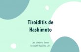Tiroiditis de Hashimoto - salud infantil · 2021. 1. 21. · Clínica • No existe ningún signo o síntoma que se vea únicamente en la tiroiditis de Hashimoto • La función tiroidea