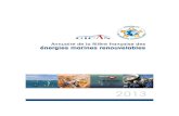 Annuaire de la ﬁlière française des énergies marines renouvelables · 2017. 2. 20. · 6 annuaire de la filiÈre franÇaise des Énergies marines renouvelables 2013 le syndicat