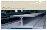 Slim Floor - Infosteel · 2. Les dix avantages du « Slim Floor » 2.1.1 Epaisseur de plancher réduit (Clinique d’Eich, Luxembourg) 2.1.2 Intégration sous dalle des équipements