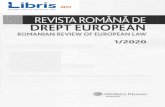 Revista romana de drept european Nr.1/2020 · ratificarea cETA in Luna octombrie 2016, a fost parafat; o in!eLegere poLitica cu guvernuI federaI betgian pentru a cere Cu4ii un aviz