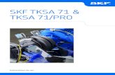SKF TKSA 71 & TKSA 71/PRO...SKF TKSA 71 y TKSA 71/PRO 5 1.2 Principio de funcionamiento El TKSA 71 es un sistema de alineación de ejes por línea láser y cuenta con dos unidades