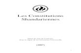 Les Constitutions Shandariennes · 2019. 11. 16. · Shandarisme en tant que mémoire « mémoire Shandarienne », système « système Shandarien », entité « entité Shandarienne