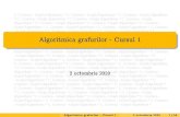 Algoritmica grafurilor - Cursul 1acf/ag/lectures/agr1.pdf · 2020. 10. 2. · Cuprins 1 Descrierea cursului Informaµii legate de curs 2 Aplicaµii ale teoriei grafurilor 3 oVcabularul