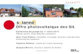 Offre photovoltaïque des SiL · 2021. 7. 8. · Offre photovoltaïque des SiL. 11.03.2016, Lausanne. Conférence de presse du 11 mars 2016. Habitat-Jardin, Expo Beaulieu-Lausanne.