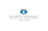 RAPORTUL PRIMARULUI ORASULUI PANTELIMON 2012 - 2016 · 2021. 3. 3. · • Str. Magheranului - asfaltarea programată după data de 21 martie • Str.Orhideei - asfaltarea programată