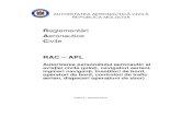 Reglementări · 2021. 4. 7. · RAC – APL . Autorizarea personalului aeronautic al aviaţiei civile (piloţi, navigatori aerieni, ingineri naviganţi, însoţitori de bord, operatori