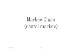 Markov Chain (rantai markov) - Gunadarmaainul.staff.gunadarma.ac.id/Downloads/files/90836/Rantai+Markov+.pdf0,1 Probabilitas pelanggan KFC pindah ke Mc Donald adalah 200/2000 = 0,1